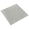 vidaXL Baldosas de suelo de moqueta 20 uds 5 m&sup2; 50x50 cm gris claro