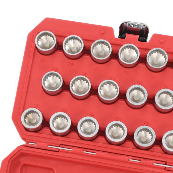 vidaXL Set de llaves de bloqueo de ruedas 20 piezas Porsche VW Touareg