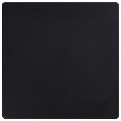 vidaXL Juego de mesa alta y taburetes 3 piezas tela negra