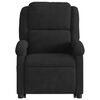 vidaXL Sill&oacute;n de masaje reclinable elevable terciopelo negro