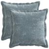 vidaXL Funda de almohada 2 uds. HOUTEN Azul Claro 50 x 50 cm