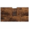 vidaXL Armario de ba&ntilde;o madera contrachapada roble ahumado 65x33x60 cm