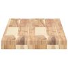 vidaXL Estante flotante madera maciza de acacia sin tratar 80x30x4 cm