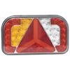 vidaXL Luces de remolque 2 uds bombilla LED rojo 24x5x14,5 cm 12V
