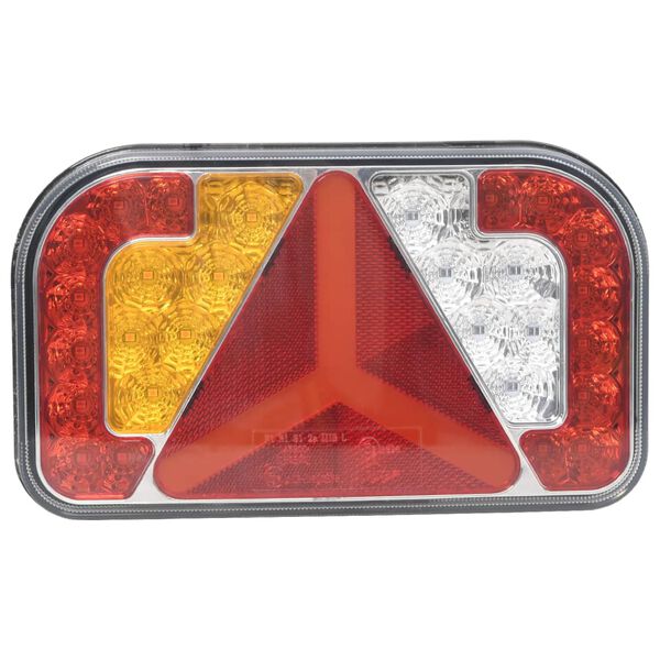 vidaXL Luces de remolque 2 uds bombilla LED rojo 24x5x14,5 cm 12V