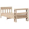 vidaXL Estructura de cama sin colchón madera maciza pino 75x190 cm