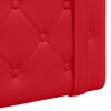 vidaXL Cabecera Colgante Rojo 150 x 55 x 5 cm Cuero sint&eacute;tico