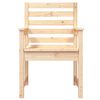 vidaXL Sillas de jard&iacute;n 2 uds madera maciza pino 60x48x91 cm