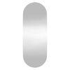 vidaXL Espejo de pared vidrio ovalado 15x40 cm