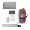 vidaXL Tienda t&uacute;nel para 6 personas Gris y naranja 700 x 590 x 215 cm