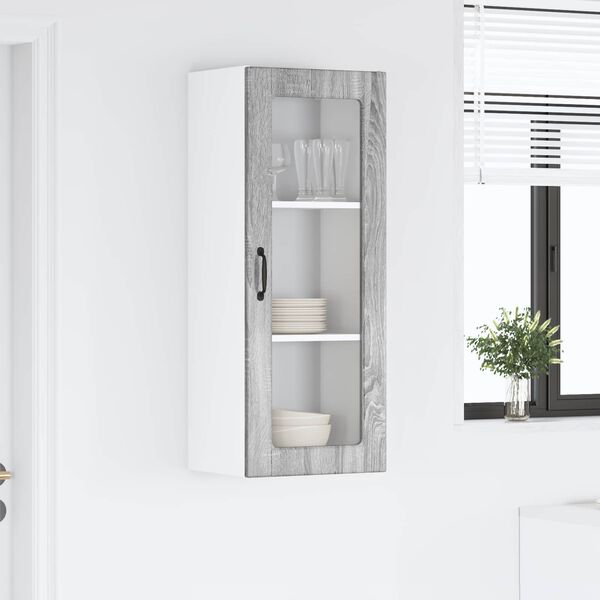 vidaXL Mueble de Cocina con estante Gris Sonoma 40 x 31 x 100 cm