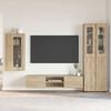 vidaXL Conjunto de mueble de TV con caj&oacute;n FLORIN Roble Sonoma
