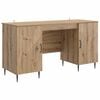 vidaXL Escritorio Roble artisan Madera de Ingenier&iacute;a