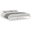 vidaXL Cama extralarga sin colch&oacute;n madera maciza pino blanca 200x220cm