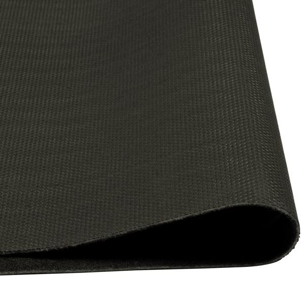 vidaXL Alfombra de cocina lavable terciopelo negro taza 60x300 cm
