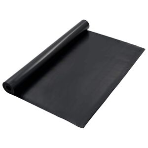 vidaXL Alfombra para el suelo Negro 1,2 x 5 m Goma