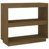 vidaXL Estanter&iacute;a de madera maciza de pino marr&oacute;n miel 80x35x71 cm