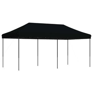vidaXL Carpa de Fiesta Negro 292 x 580 x 315 cm Tela Oxford