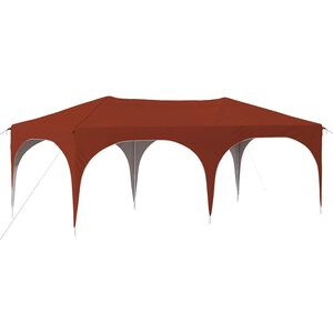 vidaXL Carpa Plegable para Fiestas 575 x 288 x 245 cm Terracota