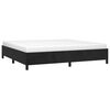 vidaXL Estructura cama sin colch&oacute;n terciopelo negro 200x200 cm