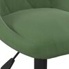 vidaXL Silla de comedor de terciopelo verde oscuro
