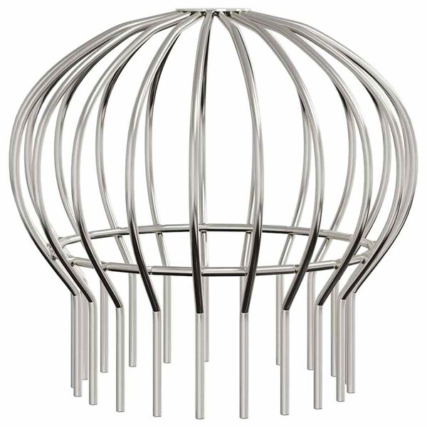 vidaXL Protector para Hojas de Canal&oacute;n 8 pcs Plateado 160 mm