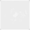 vidaXL Lona transparente con ojales PVC 2x2 m