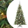 vidaXL Árbol de Navidad artificial con ramas articuladas Verde 180 cm