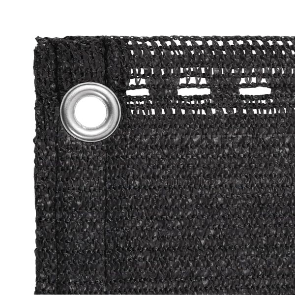 vidaXL Toldo para balc&oacute;n HDPE gris antracita 120x300 cm