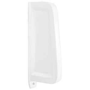 vidaXL Separador de privacidad de urinario de pared cer&aacute;mica blanco