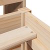 vidaXL Estructura de cama sin colch&oacute;n madera maciza pino 75x190 cm