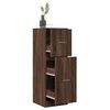 vidaXL Armario botiqu&iacute;n madera ingenier&iacute;a marr&oacute;n roble 40x41x118 cm
