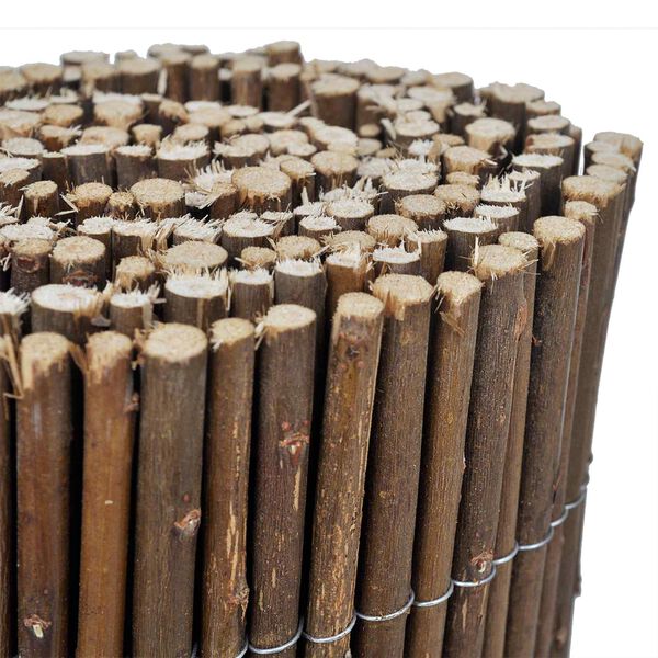 vidaXL Cerca de C&eacute;sped 5 pcs Marr&oacute;n 200 x 30 cm