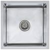 vidaXL Fregadero de cocina hecho a mano acero inoxidable