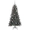vidaXL &Aacute;rbol de Navidad artificial Verde 210 cm PVC, Pl&aacute;stico y Acero