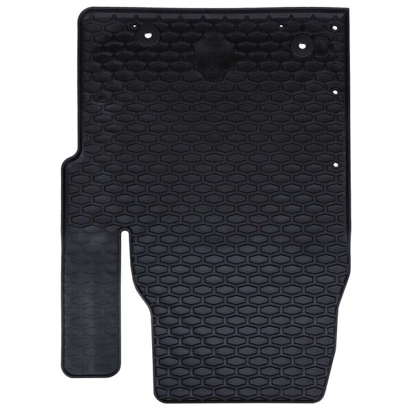 vidaXL Alfombrilla de Coche 3 pcs Negro Goma