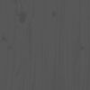 vidaXL Aparador alto de madera maciza de pino gris 60x40x116,5 cm