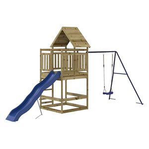 vidaXL Parque infantil de exterior madera de pino impregnada