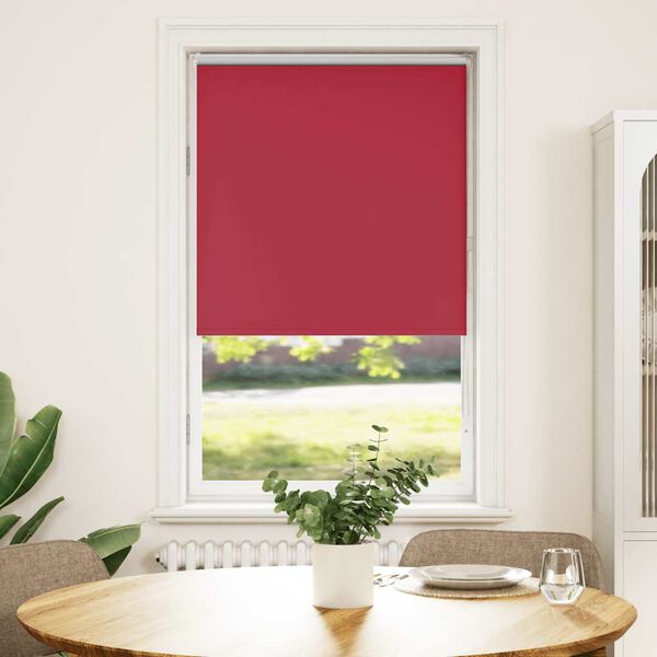 vidaXL Estor Enrollable Opaco Rojo 85x175 cm Tela Ancho 80,7 cm
