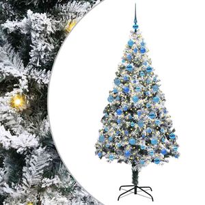 vidaXL &Aacute;rbol de Navidad artificial 180 cm PVC y Acero y Pl&aacute;stico