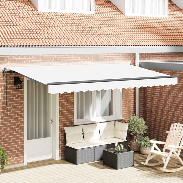 vidaXL Toldo Retr&aacute;ctil 400 x 200 cm tela
