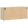 vidaXL Mueble de TV de pared con luces LED roble Sonoma 100x31x45 cm