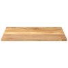 vidaXL Tablero de mesa rectangular madera maciza mango 90x80x2,5 cm