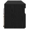 vidaXL Mueble de TV 2 pcs Roble Negro 60 x 35 x 40 cm