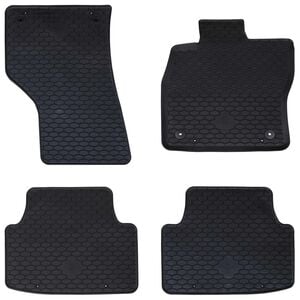 vidaXL Alfombrilla de Coche 4 uds.