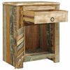 vidaXL Mesa auxiliar con 1 caj&oacute;n y 1 puerta madera reciclada