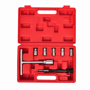 vidaXL Set de cortadores de conjunto de inyector diesel 7 piezas