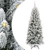 vidaXL &Aacute;rbol de Navidad artificial 150 cm PVC y Pl&aacute;stico y Acero y PE