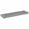 vidaXL Coj&iacute;n Tela Oxford Gris 140 x 40 x 8 cm