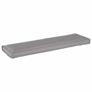 vidaXL Coj&iacute;n Tela Oxford Gris 140 x 40 x 8 cm